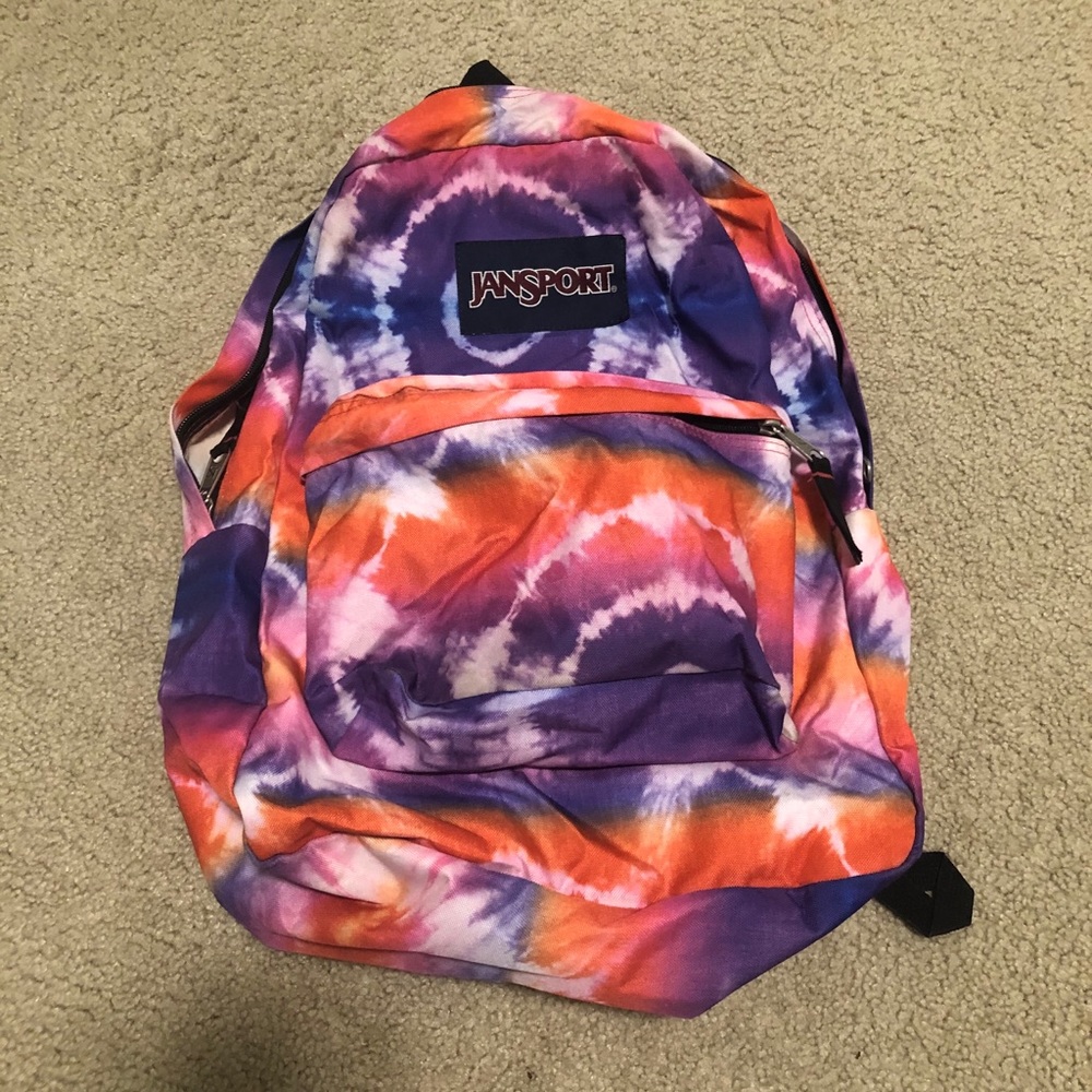 COPY - Tie Dye Jansport backpack (extra pics)